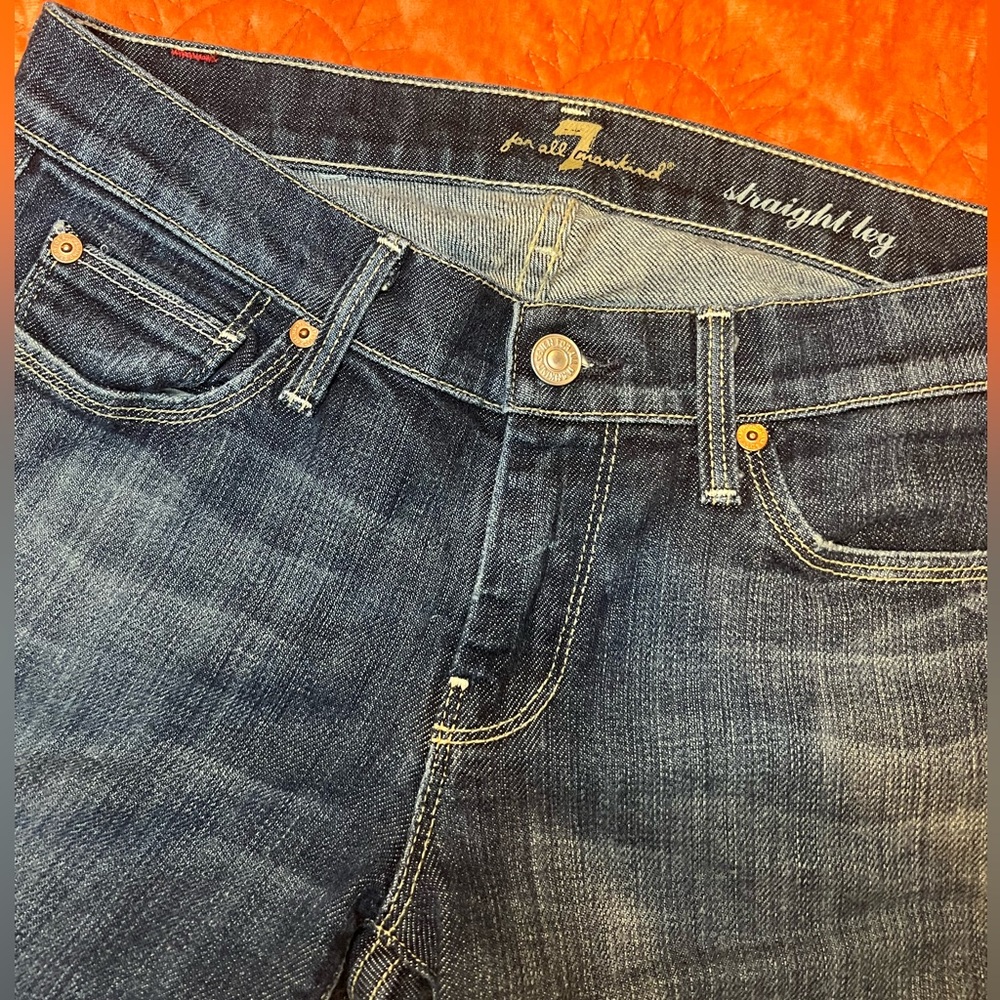 7 for all mankind straight leg jeans